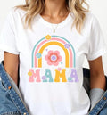 MAMA Boho Rainbow Flowers Mom Mommy Mini Momma T-Shirts, Hoodie, Sweatshirt - T-Shirt, Sweatshirt, Hoodie