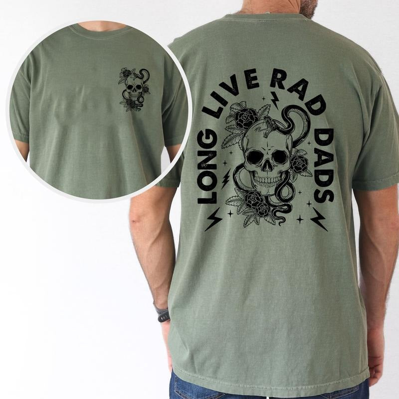 MAPTEES Long Live Rad Dads Shirt Rad Dads Club Unhinged Shirt Cool Dad Girl Dad Father'S Husband T-Shirts, Hoodie, Sweatshirt - T-Shirt, Sweatshirt, Hoodie