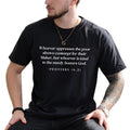MAPTEES Oppressing Poor Insults God Kindness Needy Honors Him Advocate Those Without Your Privilege Shirt T-Shirts, Hoodie, Sweatshirt - T-Shirt, Sweatshirt, Hoodie