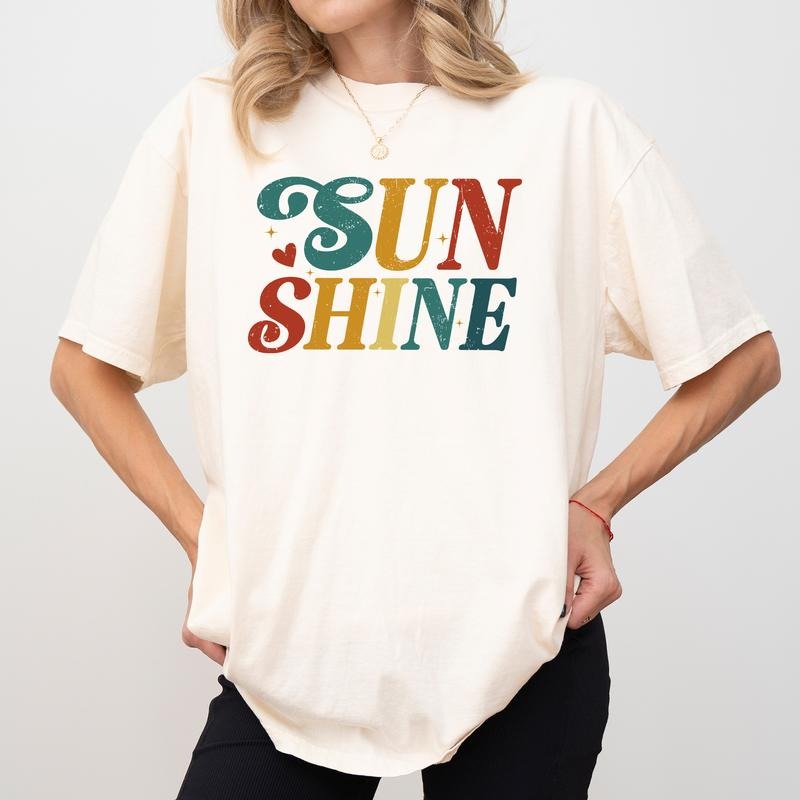 MAPTEES Sunshine Comfort Colors Shirt Beach Beach Summer Outfits Vacation Summer Her T-Shirts, Hoodie, Sweatshirt - T-Shirt, Sweatshirt, Hoodie