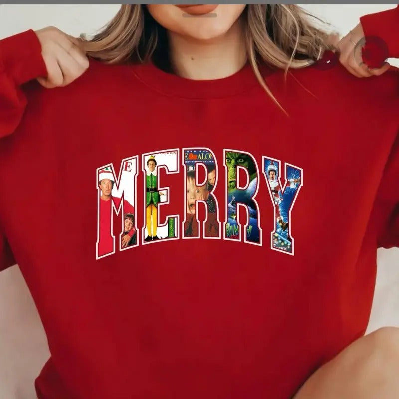 MERRY 90s Movies Shirt Shirt Movies Lovers T-Shirts, Hoodie, Sweatshirt - T-Shirt, Sweatshirt, Hoodie