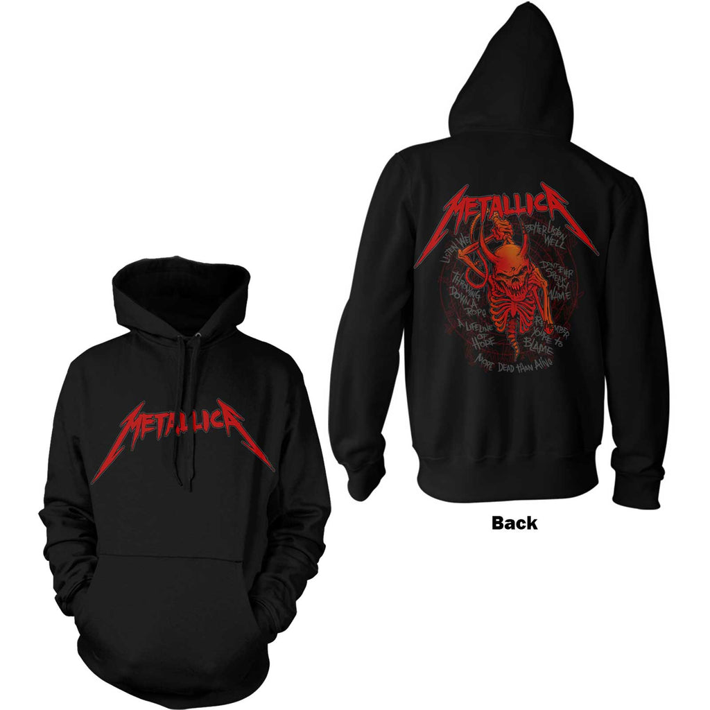 Metallica Official Band Skull Screaming Red (Back Print) T-Shirts, Hoodie, Sweatshirt - T-Shirt, Sweatshirt, Hoodie
