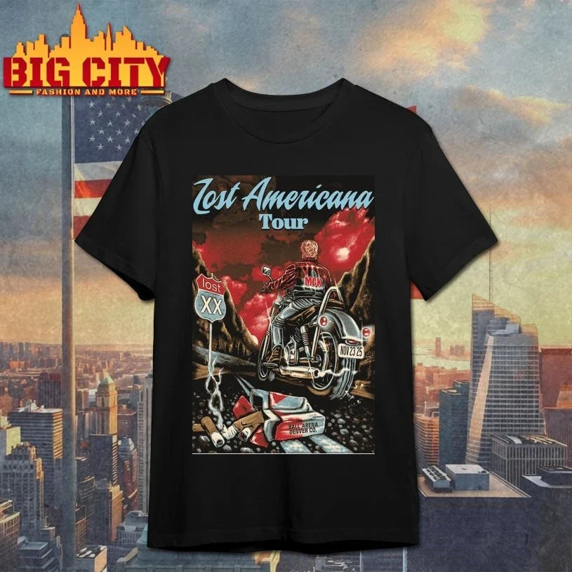 MGK Ball Arena Denver Colorado Nov 23 2025 Poster shirt Unisex T-shirt, Sweatshirt, Hoodie, Long Sleeve Tee - T-Shirt, Sweatshirt, Hoodie