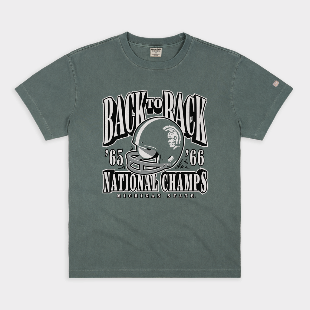 MSU Football 1965 66 Champs Vintage Heavyweight T-Shirts, Hoodie, Sweatshirt - T-Shirt, Sweatshirt, Hoodie