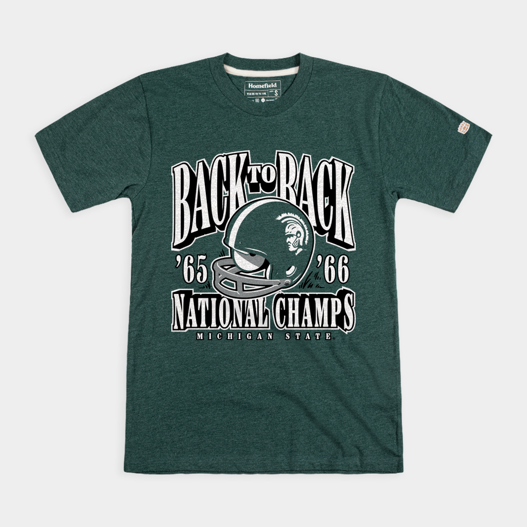 MSU Football 1965 66 Back Back Champs T-Shirts, Hoodie, Sweatshirt - T-Shirt, Sweatshirt, Hoodie