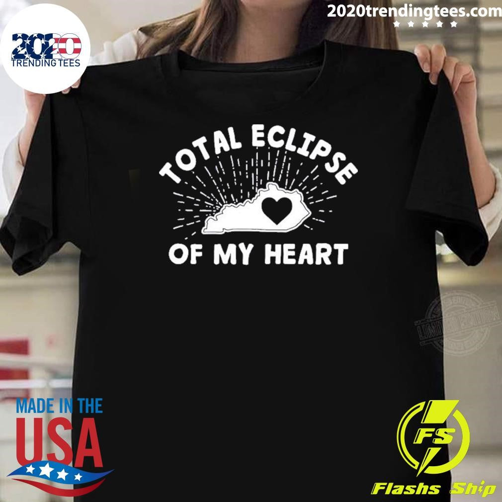 Kentucky Total Eclipse Of My Heart 2026 Tee Shirt Unisex T-shirt, Sweatshirt, Hoodie, Long Sleeve Tee - T-Shirt, Sweatshirt, Hoodie