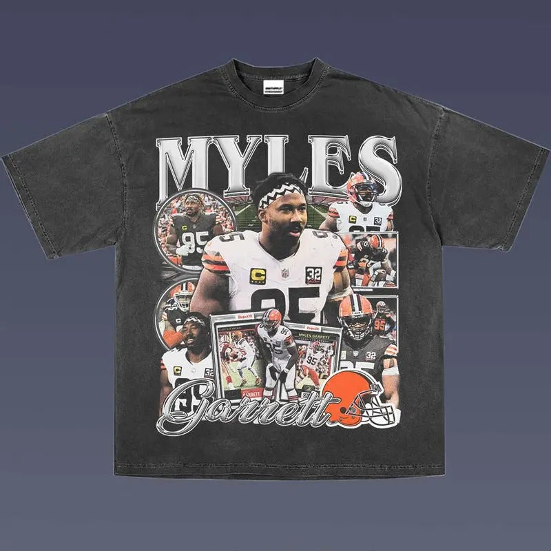 MYLES GARRETT 1.0 VINTAGE AMERICAN FOOTBALL FAN T-Shirts, Hoodie, Sweatshirt - T-Shirt, Sweatshirt, Hoodie