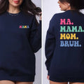 Ma Mama Mom Bruh Mama Shirt Mama 2 Sided Mommy Grandma T Shirt Wife Cute Mom T-Shirts, Hoodie, Sweatshirt - T-Shirt, Sweatshirt, Hoodie