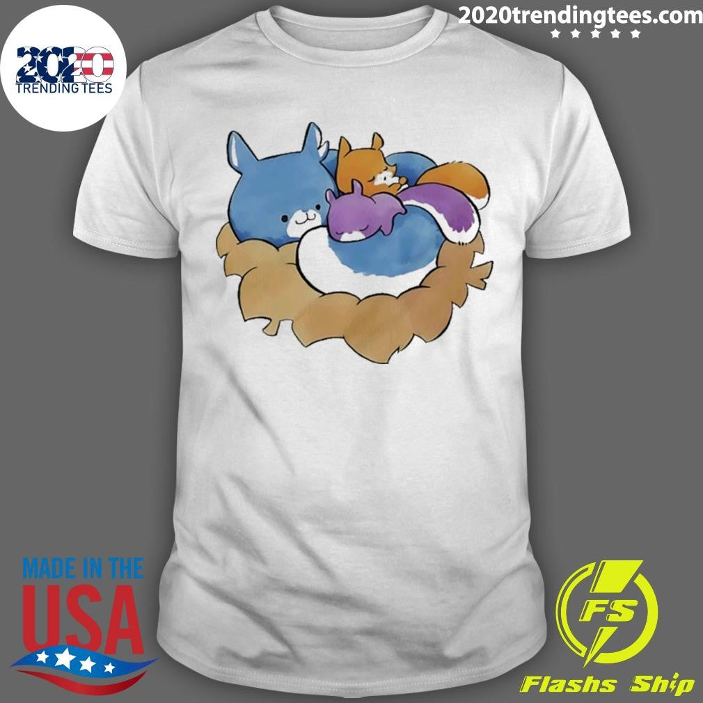 Ma Squirrel With Kids Relaxed Shirt Unisex T-shirt, Sweatshirt, Hoodie, Long Sleeve Tee - T-Shirt, Sweatshirt, Hoodie