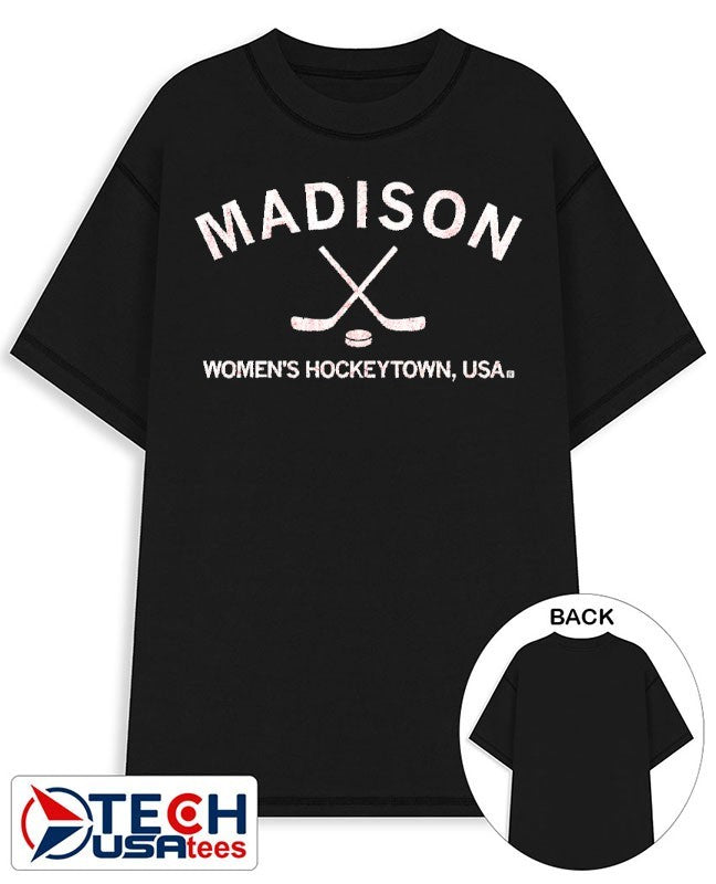 Madison Womens Hockeytown USA shirt Unisex T-shirt, Sweatshirt, Hoodie, Long Sleeve Tee - T-Shirt, Sweatshirt, Hoodie