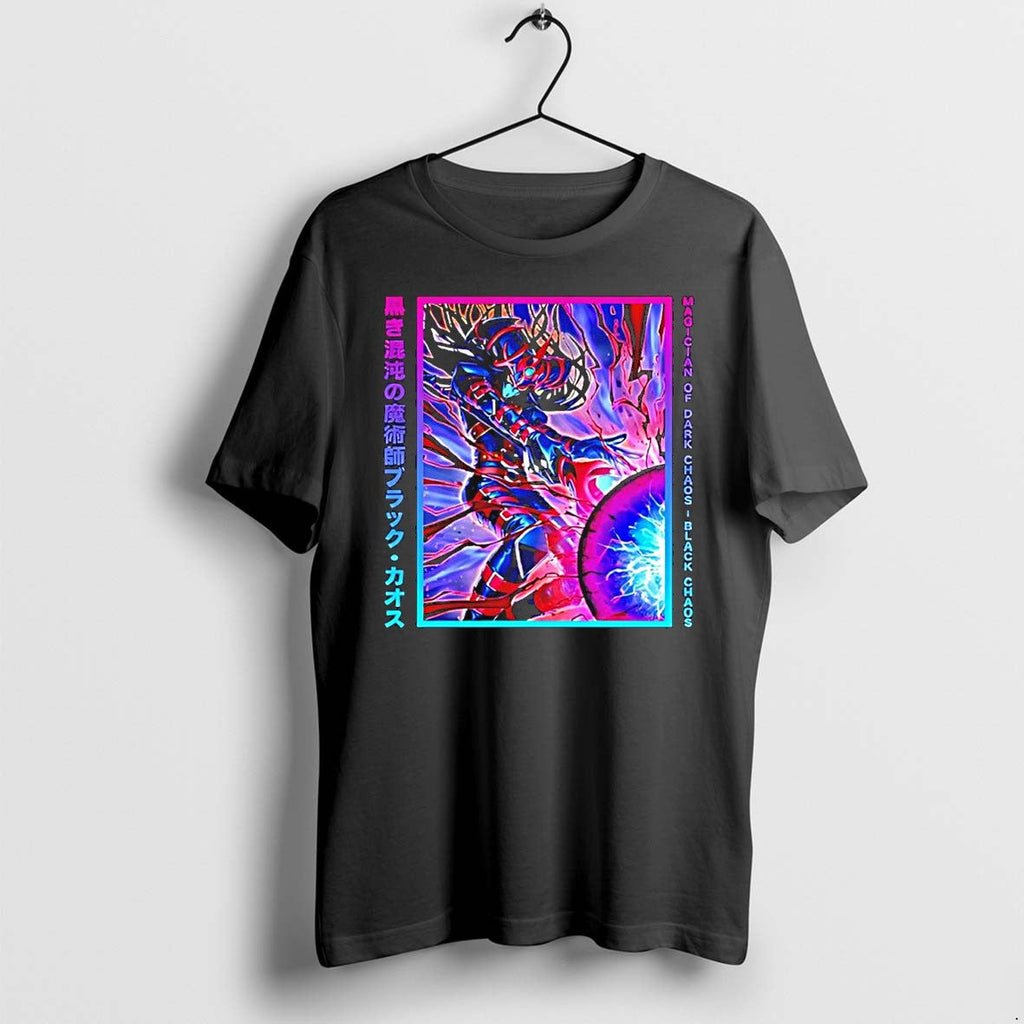 Magician Of Dark Chaos Black Chaos Vaporwave Anime Tshirts Sweater Hoodie Jpg Unisex T-shirt, Sweatshirt, Hoodie, Long Sleeve Tee - T-Shirt, Sweatshirt, Hoodie