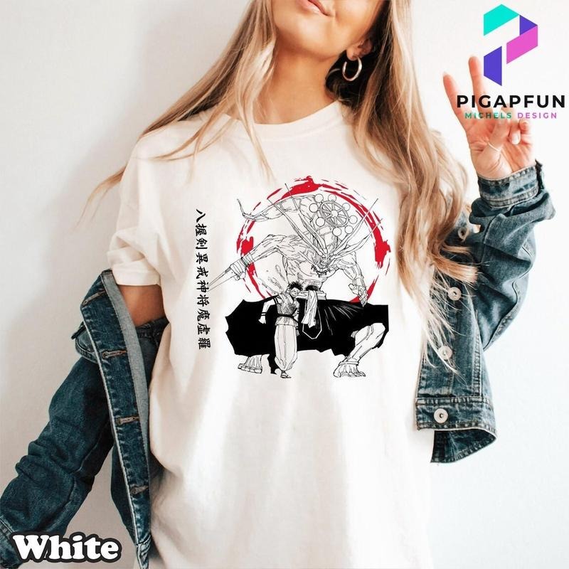 Mahoraga Shirt Sukuna Shirt Megumi Shirt Anime Lovers Shirt Anime Manga Shirt Japanese Anime T-Shirts, Hoodie, Sweatshirt - T-Shirt, Sweatshirt, Hoodie