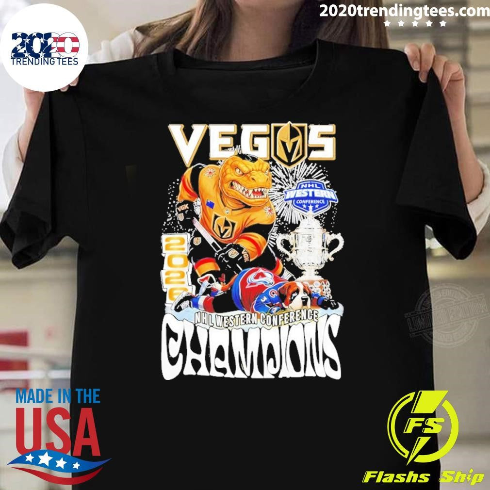 Golden Knights Hockey Western Conference Champions Nhl 2026 Shirt Unisex T-shirt, Sweatshirt, Hoodie, Long Sleeve Tee - T-Shirt, Sweatshirt, Hoodie