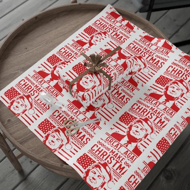 Make Great Again Wrap Trump Wrapping Paper Wrapping Paper Wrap Wrap Xmas Wrapping T-Shirts, Hoodie, Sweatshirt - T-Shirt, Sweatshirt, Hoodie