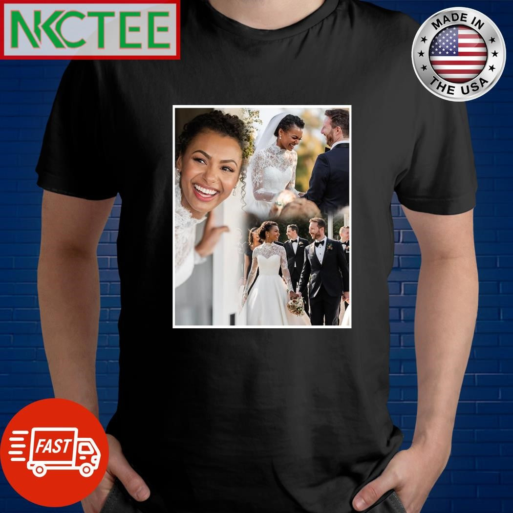 Malika Andrews and Dave McMenamin wedding shirt Unisex T-shirt, Sweatshirt, Hoodie, Long Sleeve Tee - T-Shirt, Sweatshirt, Hoodie