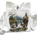Mallard Duck Couple Funny Sunset Wetland Hunting Flying Ducks Cute Cotton Menswear T-Shirts, Hoodie, Sweatshirt - T-Shirt, Sweatshirt, Hoodie
