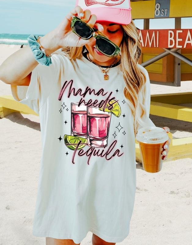 Mama Needs Tequila Shirt Funny Margarita Humor Tequila Moms Funny Mama T-Shirts, Hoodie, Sweatshirt - T-Shirt, Sweatshirt, Hoodie
