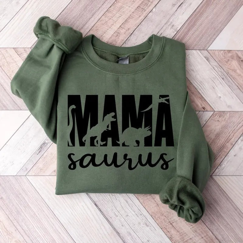 Mama Saurus Mama Dinosaur Mom Life Funny Mom Mom TK43GN T-Shirts, Hoodie, Sweatshirt - T-Shirt, Sweatshirt, Hoodie