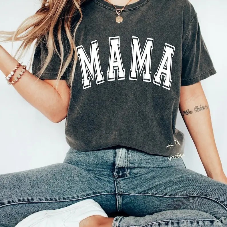 Mama Shirt Mama Retro Boho Mama Shirt Mom Baby Shower Mom Shirt T-Shirts, Hoodie, Sweatshirt - T-Shirt, Sweatshirt, Hoodie