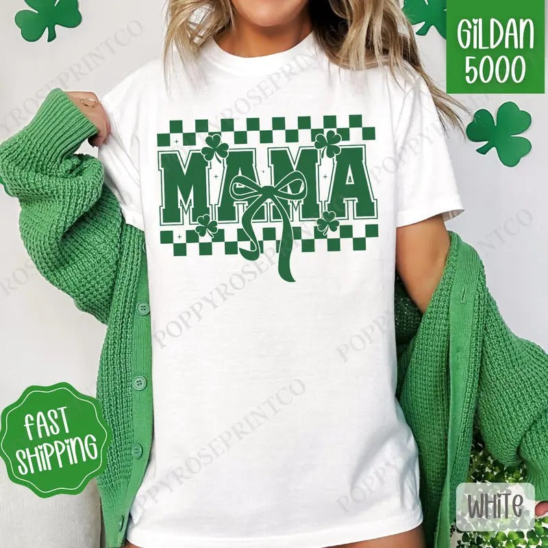 Mama St Patrick Shirt Gildan St Patrick'S Day Cute Plus Sizes T-Shirts, Hoodie, Sweatshirt - T-Shirt, Sweatshirt, Hoodie