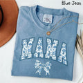 Mama Toile Bow Shirt Blue Ribbon Shirt Girly Mom Cute Mom Mama Bow Shirt Chinoiserie Shirt T-Shirts, Hoodie, Sweatshirt - T-Shirt, Sweatshirt, Hoodie