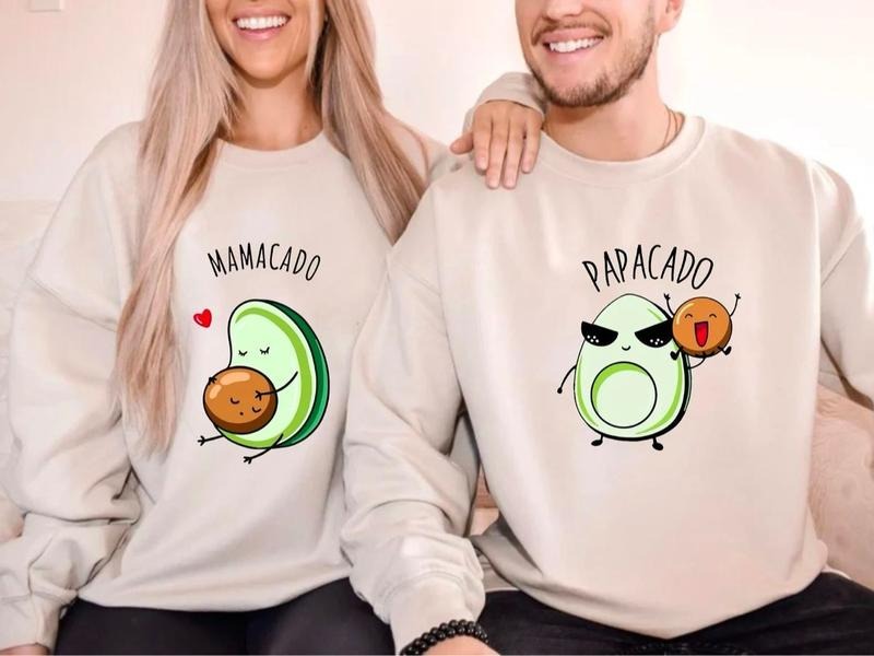 Mamacado Papacado Shirt Matching Mom Dad Shirts Pregnancy Announcement Parents Avocado Baby Reveal Baby Shower T-Shirts, Hoodie, Sweatshirt - T-Shirt, Sweatshirt, Hoodie