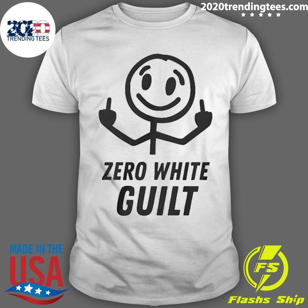 Man Middle Finger Zero White Guilt Shirt Unisex T-shirt, Sweatshirt, Hoodie, Long Sleeve Tee - T-Shirt, Sweatshirt, Hoodie