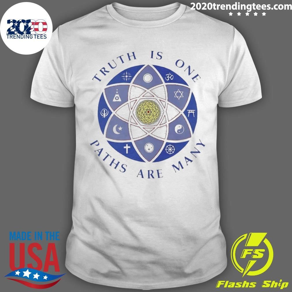 Mandala Truth Is One Paths Are Many Shirt Unisex T-shirt, Sweatshirt, Hoodie, Long Sleeve Tee - T-Shirt, Sweatshirt, Hoodie