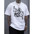 Manfinity RebelGame Skulls & Poker Cards Printed Short Sleeve Made USA T-Shirts, Hoodie, Sweatshirt - T-Shirt, Sweatshirt, Hoodie