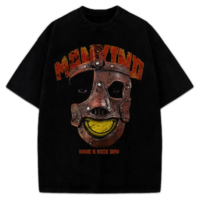Mankind Mick Foley Have Nice Day Wrestling Legend Streetwear Black Cotton T-Shirts, Hoodie, Sweatshirt - T-Shirt, Sweatshirt, Hoodie