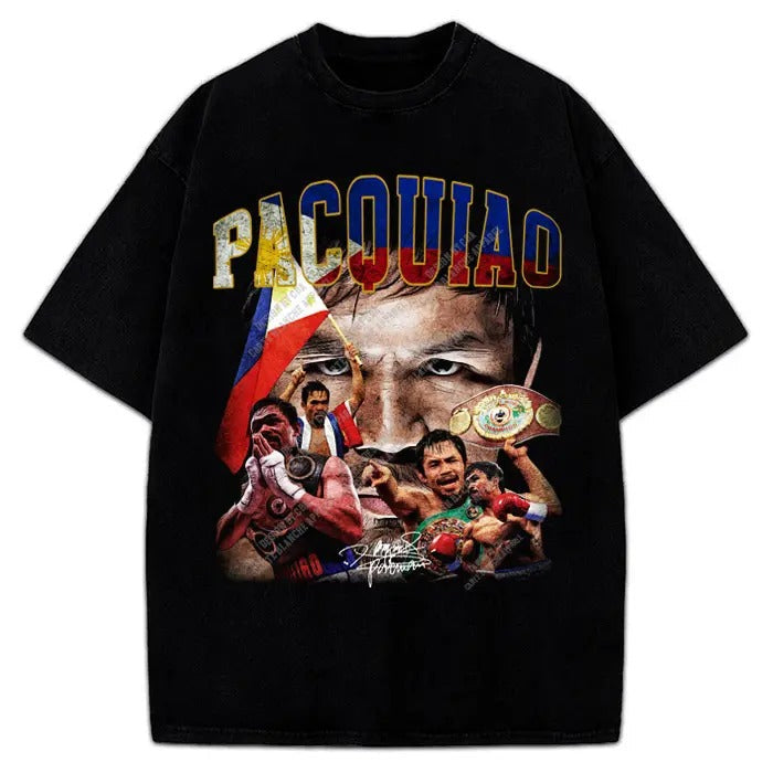 Manny PacQ Goat Boxing Vintage Cotton Menswear Top T-Shirts, Hoodie, Sweatshirt - T-Shirt, Sweatshirt, Hoodie