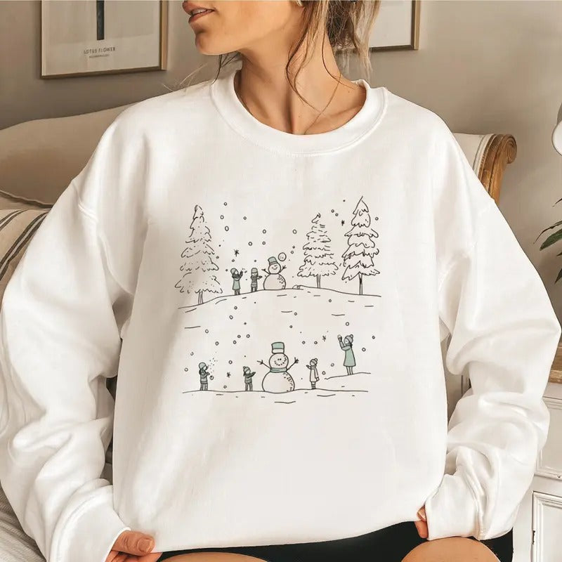 Many Tree Snowman Shirt Merry Xmas Shirt Cozy Season Retro Xmas Shirt Best Woman Xmas T-Shirts, Hoodie, Sweatshirt - T-Shirt, Sweatshirt, Hoodie