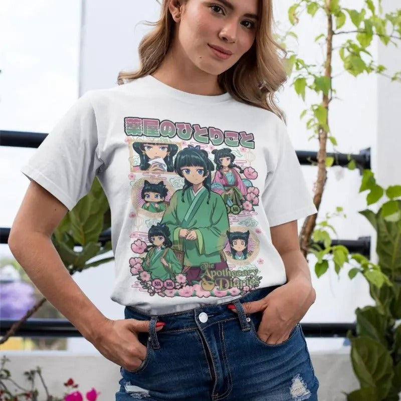 Maomao Apothecary Diaries Essential Shirt Anime Shirt All Size Casual Everyday No Fuss T-Shirts, Hoodie, Sweatshirt - T-Shirt, Sweatshirt, Hoodie