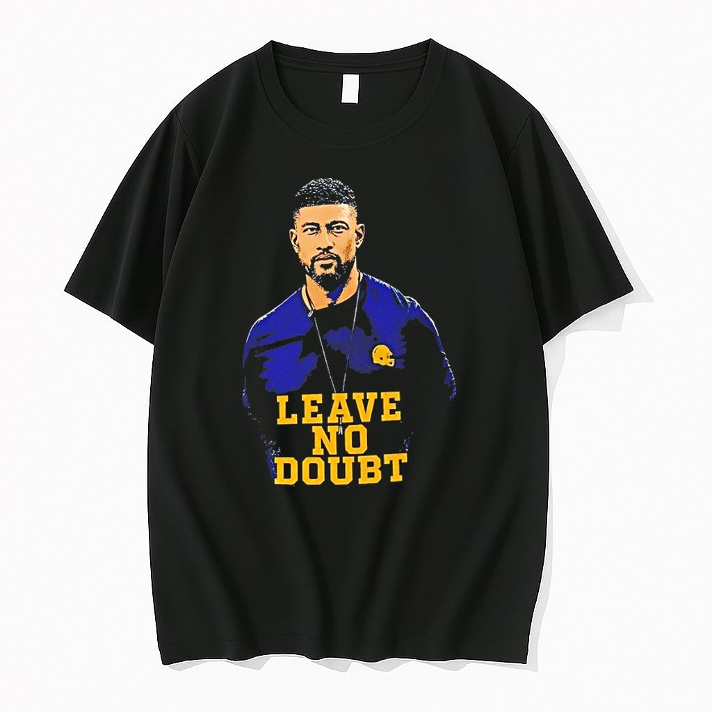 Marcus Freeman Notre Dame Fighting Irish Leave No Doubt Tshirts Sweater Unisex T-shirt, Sweatshirt, Hoodie, Long Sleeve Tee - T-Shirt, Sweatshirt, Hoodie