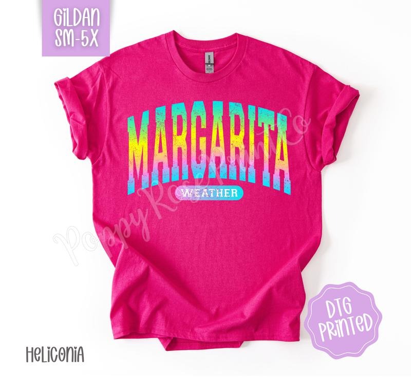 Margarita Weather Gildan Cute Summer Shirt Girly Beach T-Shirts, Hoodie, Sweatshirt - T-Shirt, Sweatshirt, Hoodie