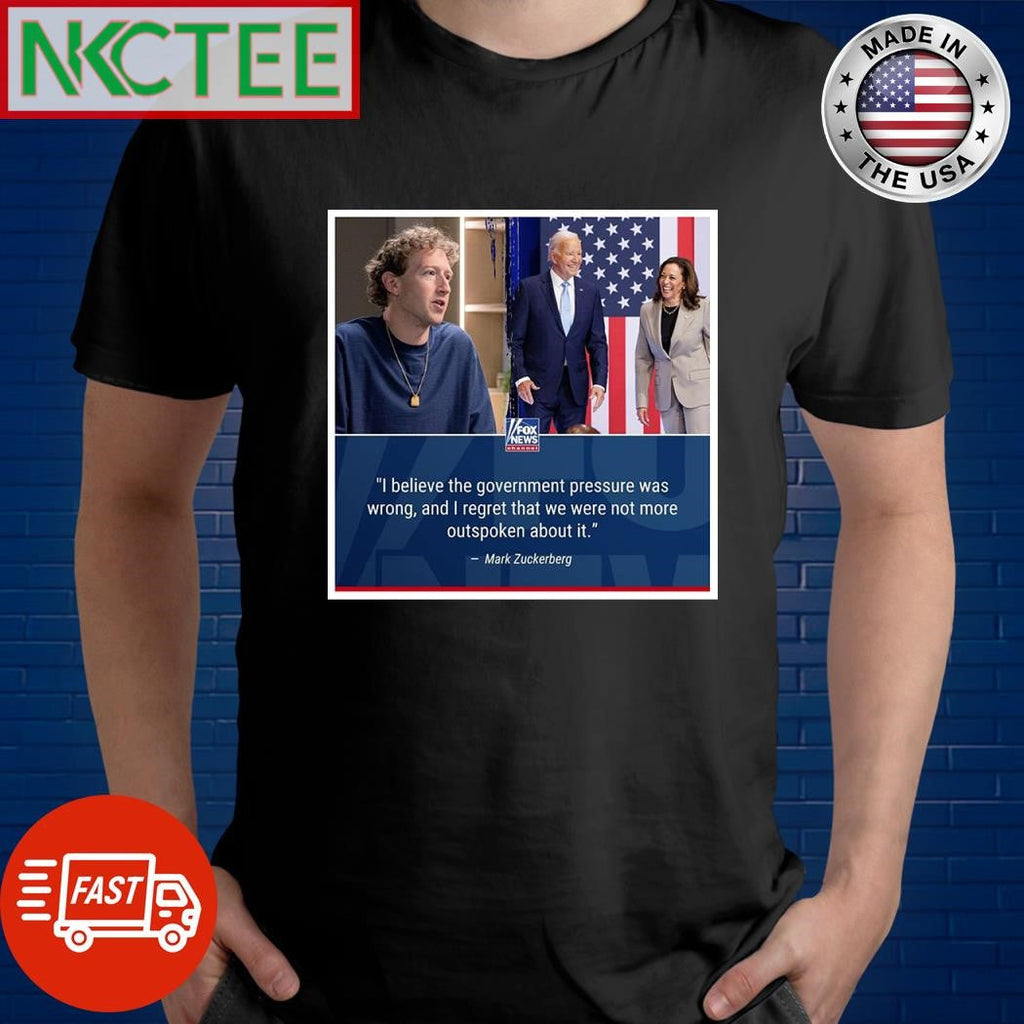 Mark Zuckerberg admits Facebook caved to Biden admin pressure to censor stories about COVID-19 Joe Biden Kamala Harris shirt - T-Shirt, Sweatshirt, Hoodie