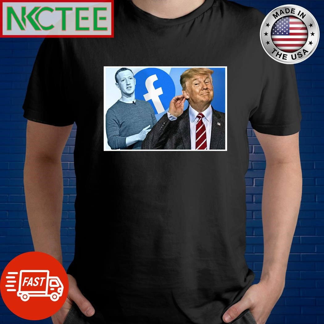 Mark Zuckerberg regrets working with the Biden-Harris administration to censor Covid era information online Donald Trump shirt - T-Shirt, Sweatshirt, Hoodie