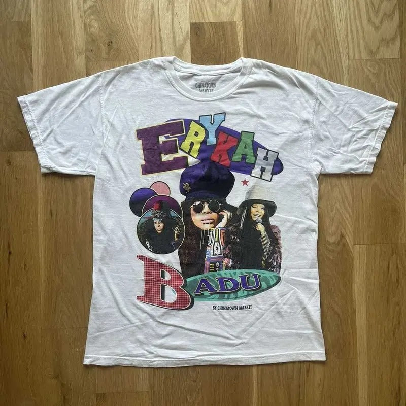 Market Chinatown Market Erykah Badu Band Cotton Menswear T-Shirts, Hoodie, Sweatshirt - T-Shirt, Sweatshirt, Hoodie