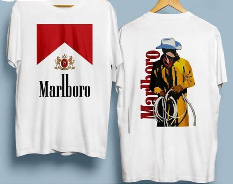 Marlboro Cowboy Wild West Shirt Country Music Boyfriend 2 Sides T-Shirts, Hoodie, Sweatshirt - T-Shirt, Sweatshirt, Hoodie