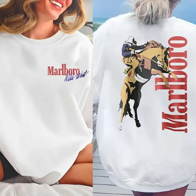 Marlboro Cowboy Wild West Shirt Boho Shirt Cowboy Rodeo Country Music Country Music Shirt Cowboy Killer 2 Sides T-Shirts, Hoodie, Sweatshirt - T-Shirt, Sweatshirt, Hoodie