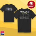 Maroon 5 Love Is Like 2025 Tour Photo Two Sided Shirt Unisex T-shirt, Sweatshirt, Hoodie, Long Sleeve Tee - T-Shirt, Sweatshirt, Hoodie