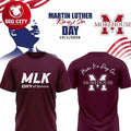Maroon Tigers Morehouse College Make It A Day On MLK Day 2026  Two Sided Shirt Unisex T-shirt, Sweatshirt, Hoodie, Long Sleeve Tee - T-Shirt, Sweatshirt, Hoodie