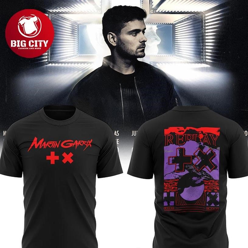 Martin Garrix Americas Tour 2026 EDM Party Two Sided Shirt Unisex T-shirt, Sweatshirt, Hoodie, Long Sleeve Tee - T-Shirt, Sweatshirt, Hoodie