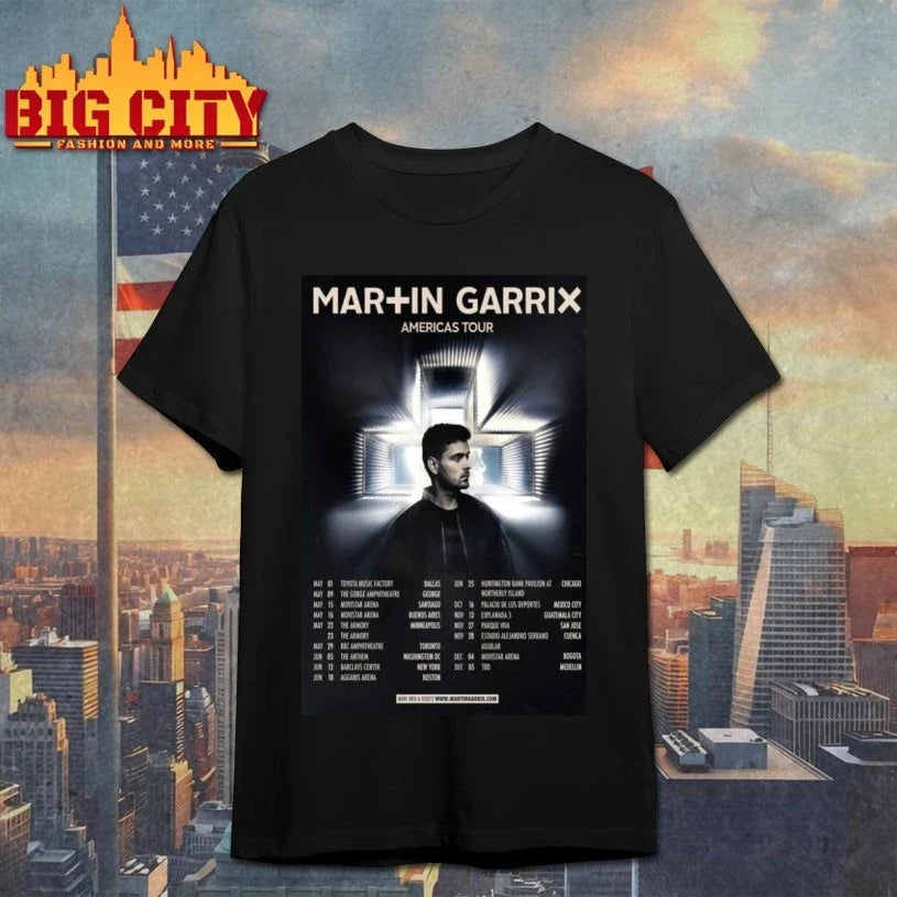 Martin Garrix Americas Tour 26 Poster shirt Unisex T-shirt, Sweatshirt, Hoodie, Long Sleeve Tee - T-Shirt, Sweatshirt, Hoodie