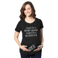 Maternity Might Be Bump Might Be Burrito Pregnancy Funny Mexican Food Funny Maternity Cute Pregnancy Plus Sizes Cinco De Mayo Maternity Funny Food Short Black T-Shirts, Hoodie, Sweatshirt - T-Shirt, Sweatshirt, Hoodie