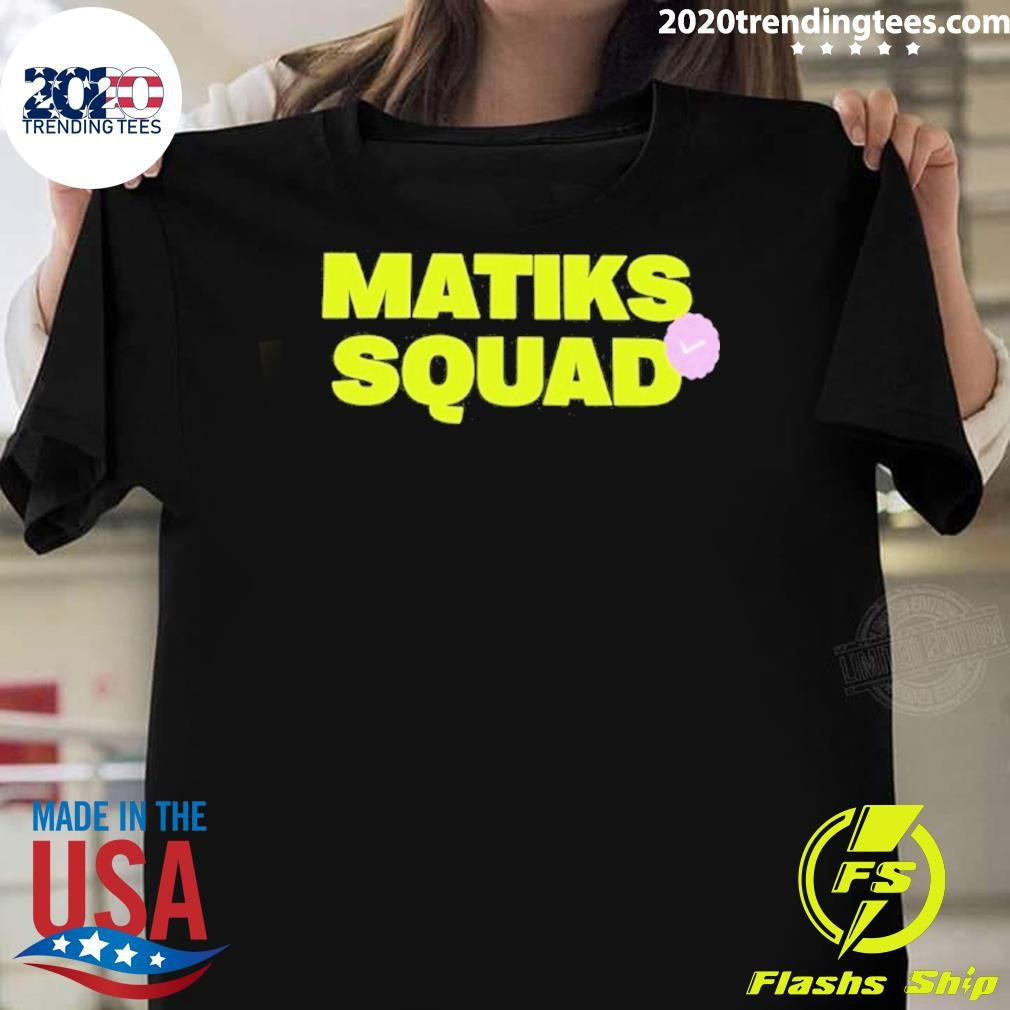 Matiks Squad Logo Shirt Unisex T-shirt, Sweatshirt, Hoodie, Long Sleeve Tee - T-Shirt, Sweatshirt, Hoodie