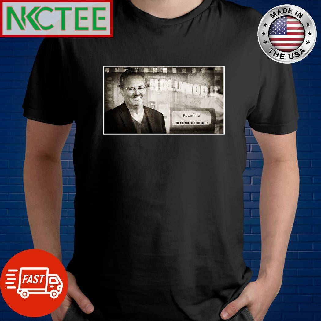 Matthew Perry’s Ketamine Death and Hollywood’s New Drug Habit shirt Unisex T-shirt, Sweatshirt, Hoodie, Long Sleeve Tee - T-Shirt, Sweatshirt, Hoodie
