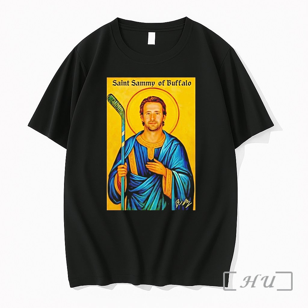 Mattias Samuelsson Buffalo Sabres Saint Sammy Of Buffalo Tshirts Sweater Unisex T-shirt, Sweatshirt, Hoodie, Long Sleeve Tee - T-Shirt, Sweatshirt, Hoodie