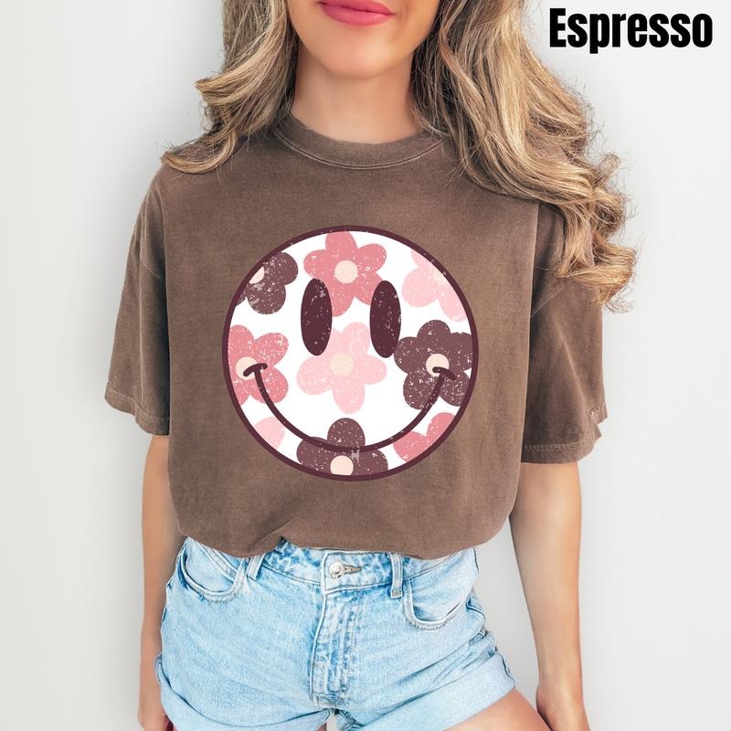 Mauve Mix Happy Face Comfort Colors 'NLB' T-Shirts, Hoodie, Sweatshirt - T-Shirt, Sweatshirt, Hoodie