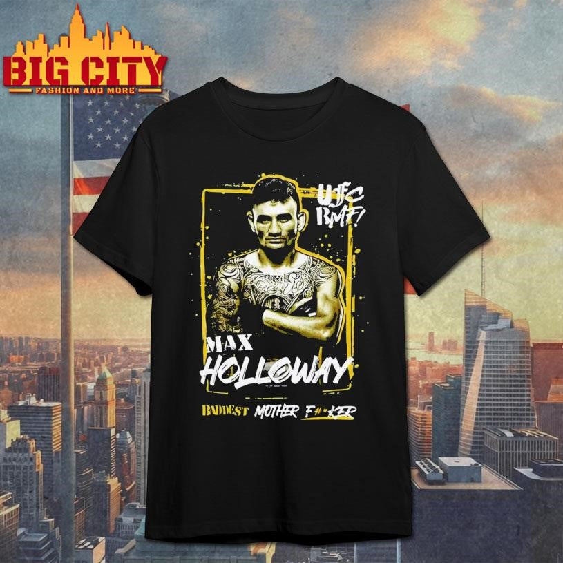 Max Holloway UFC 300 BMF Championship Shirt Unisex T-shirt, Sweatshirt, Hoodie, Long Sleeve Tee - T-Shirt, Sweatshirt, Hoodie